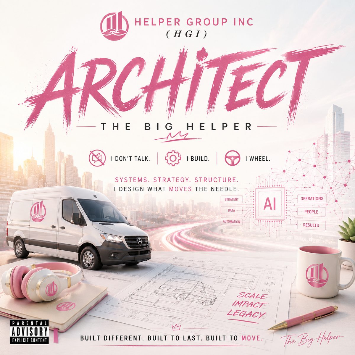 The Big Helper, Architect, cover art